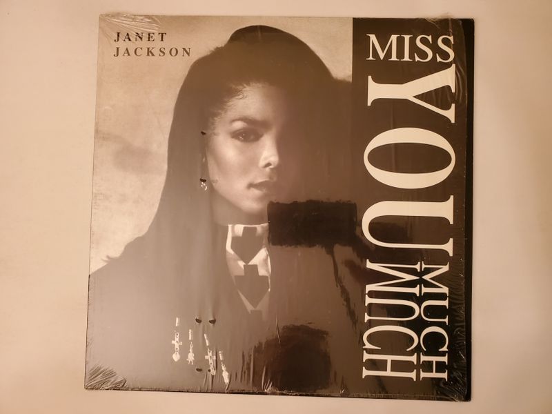Janet Jackson Miss You Much vinyl record